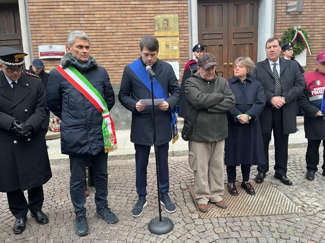 Giornata della Memoria: Posa della Pietra d'Inciampo alla memoria del deportato Egidio Casasanta